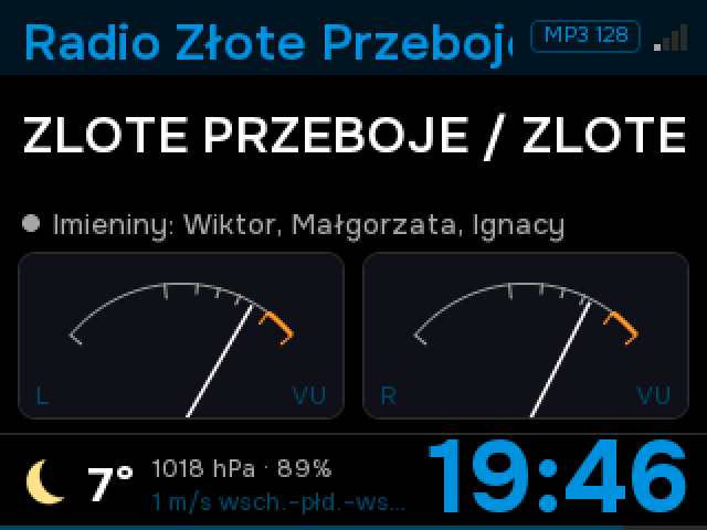 Układ Analogowy na wyświetlaczu 320×240